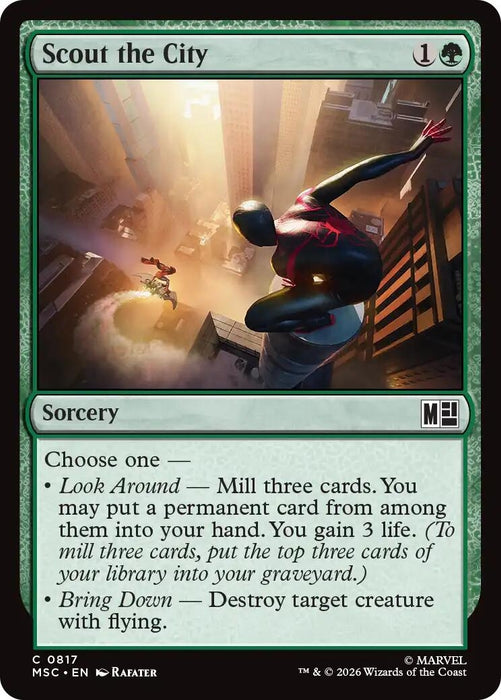 Image for Scout the City (817) [Commander: Marvel Super Heroes] - Magic: The Gathering