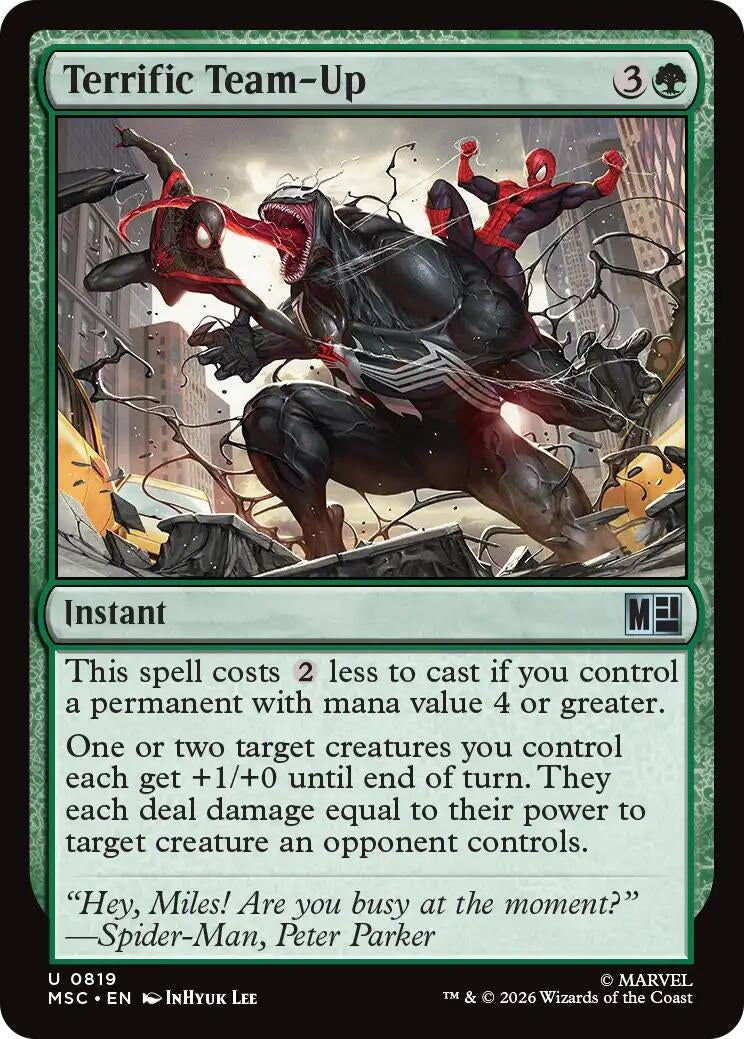 Image for Terrific Team-Up (819) [Commander: Marvel Super Heroes] - Magic: The Gathering