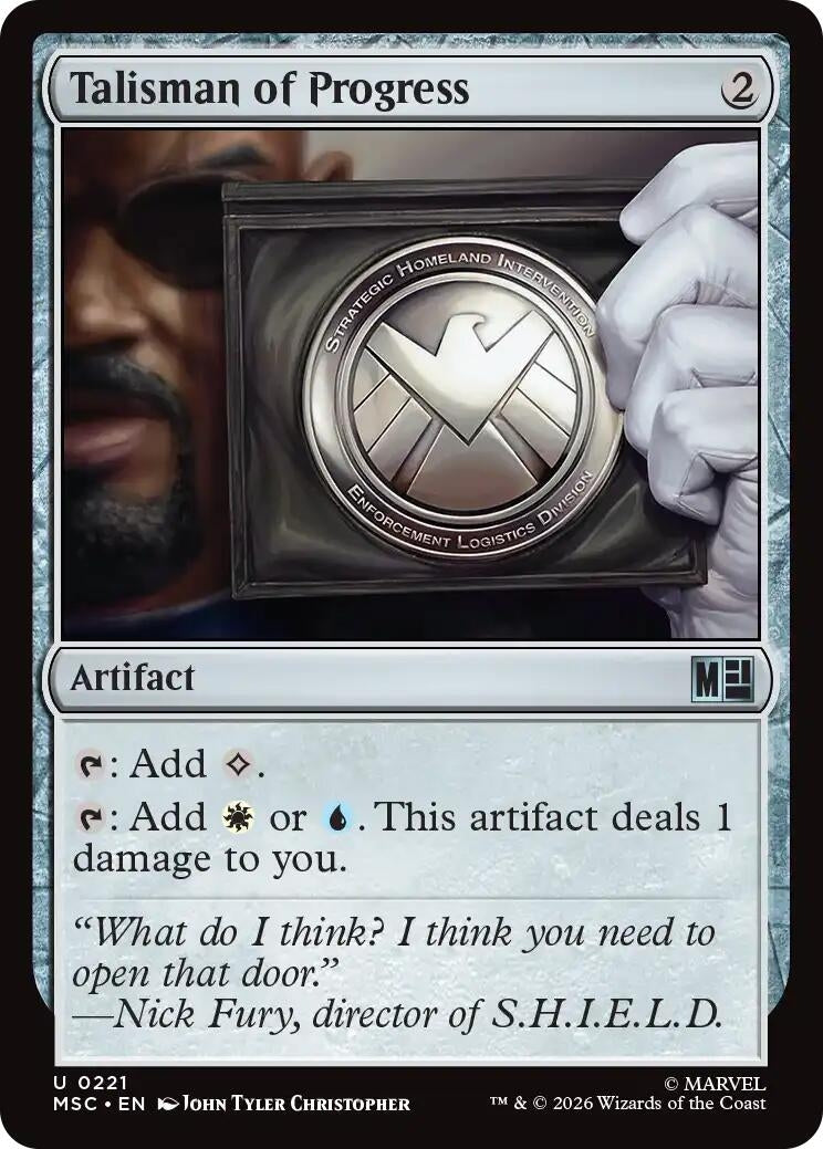 Image for Talisman of Progress (221) [Commander: Marvel Super Heroes] - Magic: The Gathering