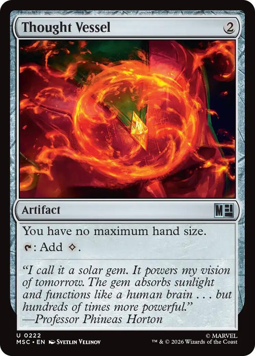 Image for Thought Vessel (222) [Commander: Marvel Super Heroes] - Magic: The Gathering