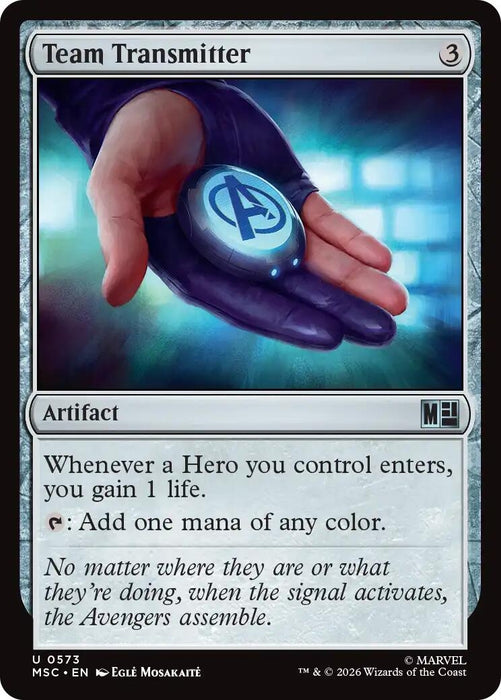 Image for Team Transmitter (573) [Commander: Marvel Super Heroes] - Magic: The Gathering