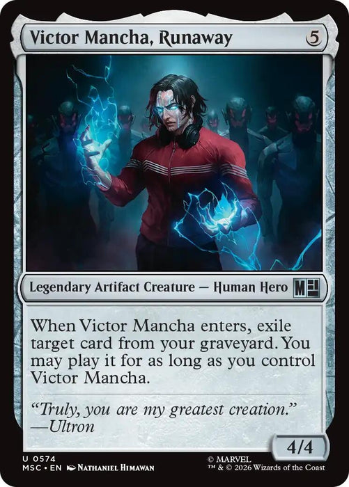 Image for Victor Mancha, Runaway (574) [Commander: Marvel Super Heroes] - Magic: The Gathering