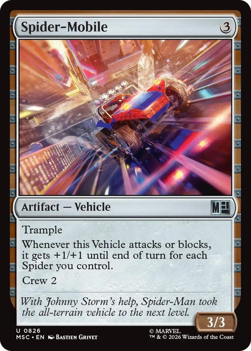 Image for Spider-Mobile (826) [Commander: Marvel Super Heroes] - Magic: The Gathering
