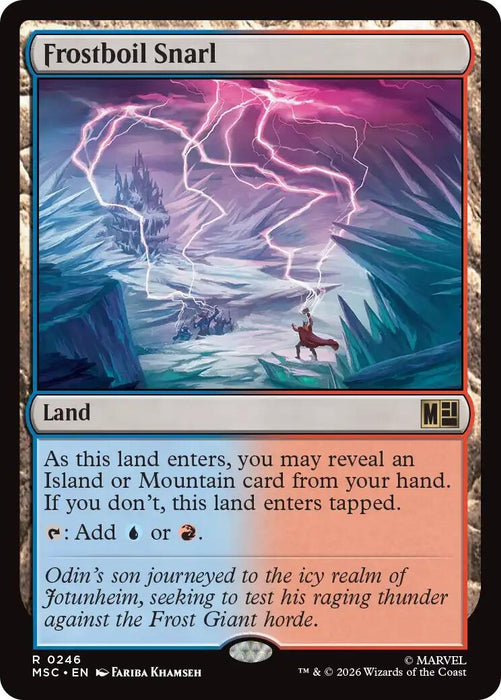 Image for Frostboil Snarl (246) [Commander: Marvel Super Heroes] - Magic: The Gathering