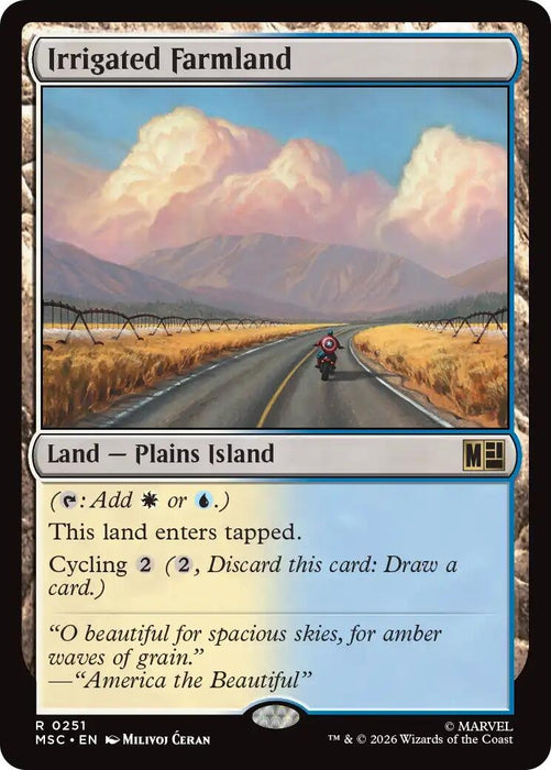 Image for Irrigated Farmland (251) [Commander: Marvel Super Heroes] - Magic: The Gathering