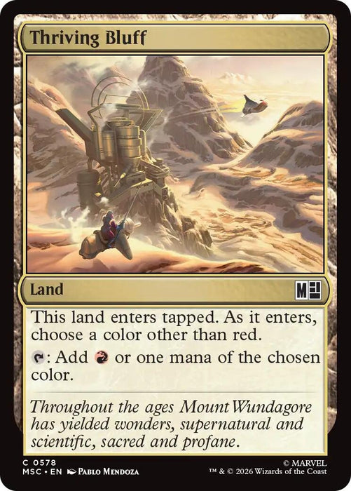 Image for Thriving Bluff (578) [Commander: Marvel Super Heroes] - Magic: The Gathering