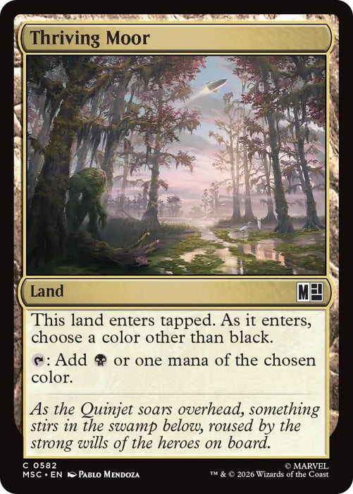 Image for Thriving Moor (582) [Commander: Marvel Super Heroes] - Magic: The Gathering