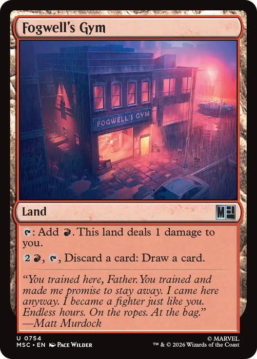 Image for Fogwell's Gym (754) [Commander: Marvel Super Heroes] - Magic: The Gathering