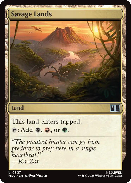 Image for Savage Lands (827) [Commander: Marvel Super Heroes] - Magic: The Gathering