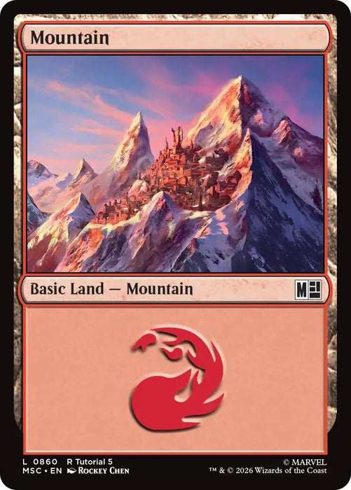 Image for Mountain (0860) (860) [Commander: Marvel Super Heroes] - Magic: The Gathering