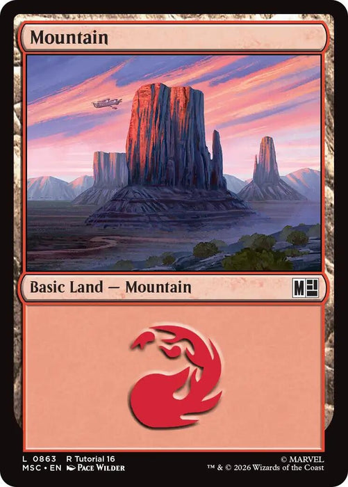 Image for Mountain (0863) (863) [Commander: Marvel Super Heroes] - Magic: The Gathering