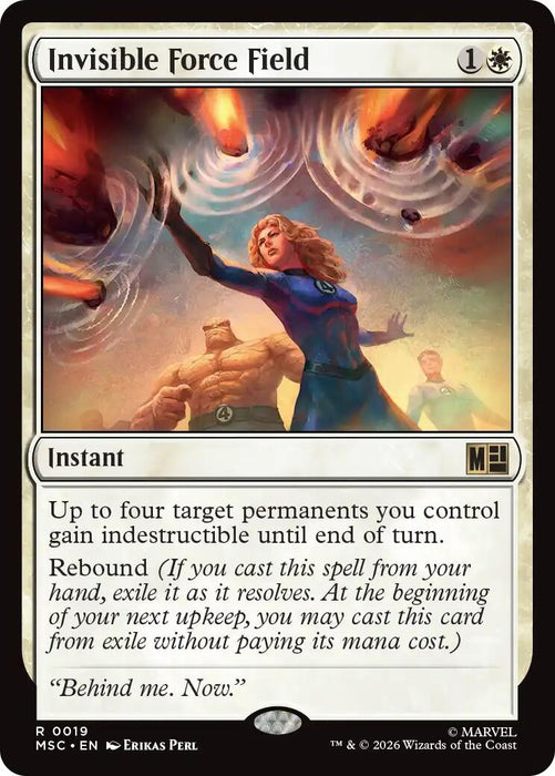 Image for Invisible Force Field (19) [Commander: Marvel Super Heroes] - Magic: The Gathering