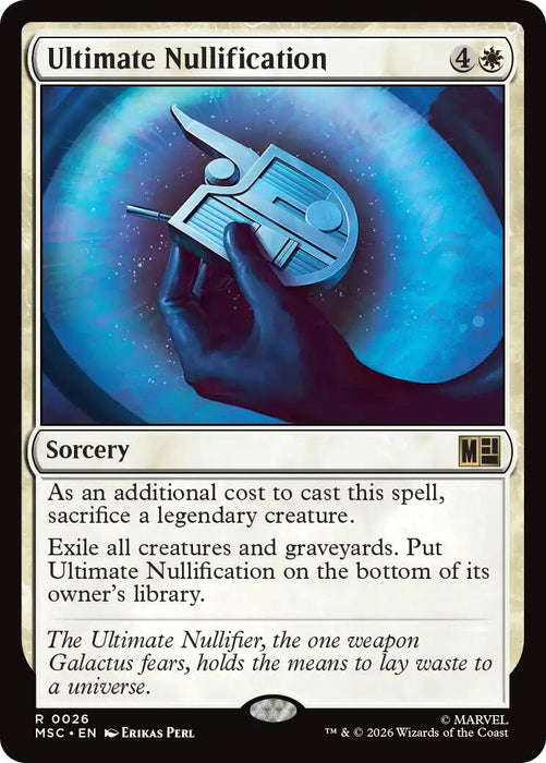 Image for Ultimate Nullification (26) [Commander: Marvel Super Heroes] - Magic: The Gathering
