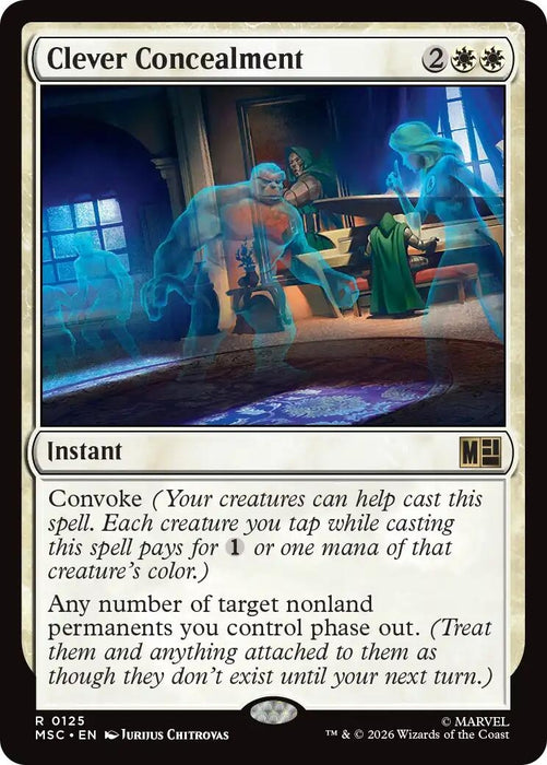 Image for Clever Concealment (Surge Foil) (125) [Commander: Marvel Super Heroes] - Magic: The Gathering