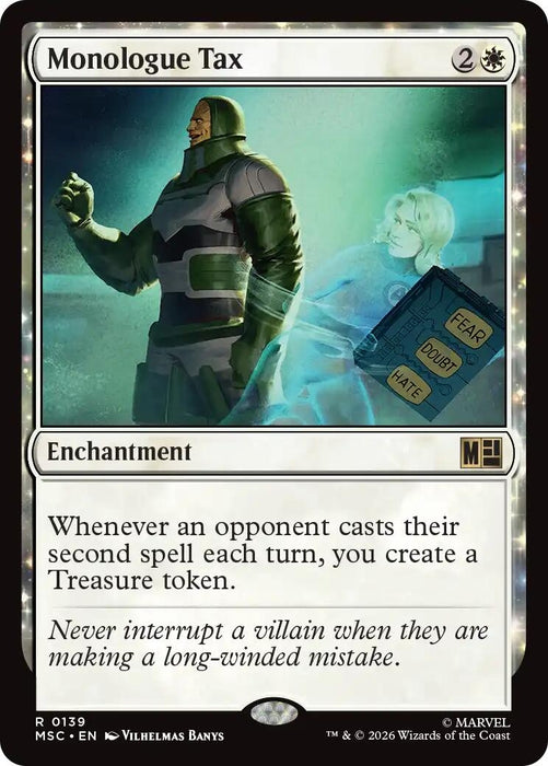 Image for Monologue Tax (139) [Commander: Marvel Super Heroes] - Magic: The Gathering