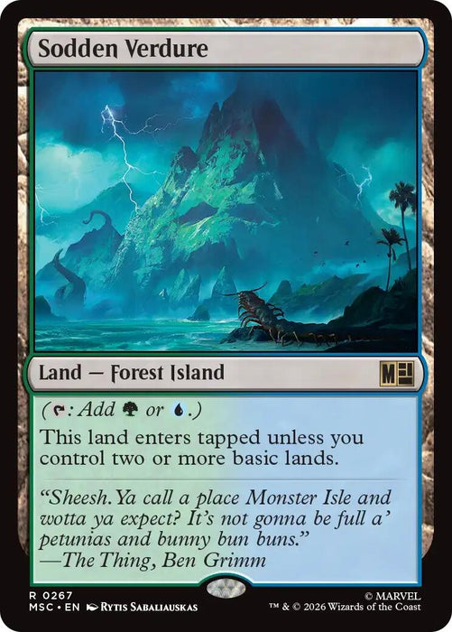 Image for Sodden Verdure (Surge Foil) (267) [Commander: Marvel Super Heroes] - Magic: The Gathering