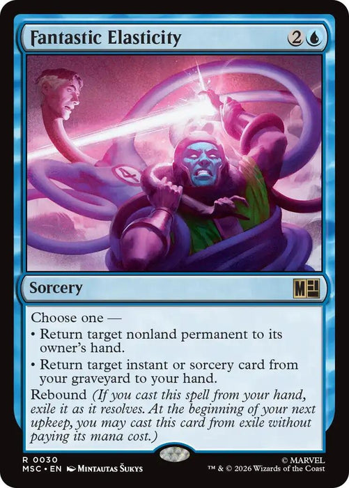 Image for Fantastic Elasticity (Surge Foil) (30) [Commander: Marvel Super Heroes] - Magic: The Gathering