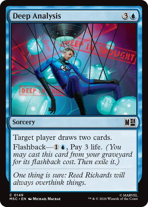 Image for Deep Analysis (Surge Foil) (149) [Commander: Marvel Super Heroes] - Magic: The Gathering