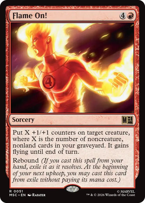 Image for Flame On! (51) [Commander: Marvel Super Heroes] - Magic: The Gathering