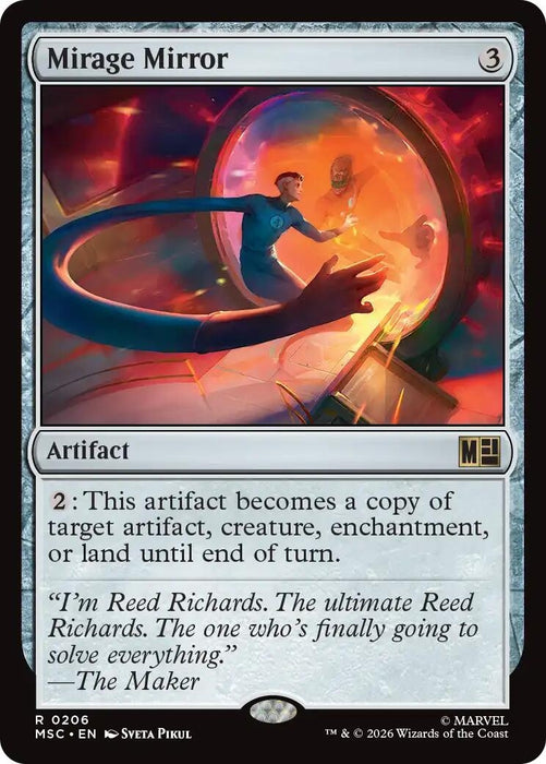 Image for Mirage Mirror (Surge Foil) (206) [Commander: Marvel Super Heroes] - Magic: The Gathering