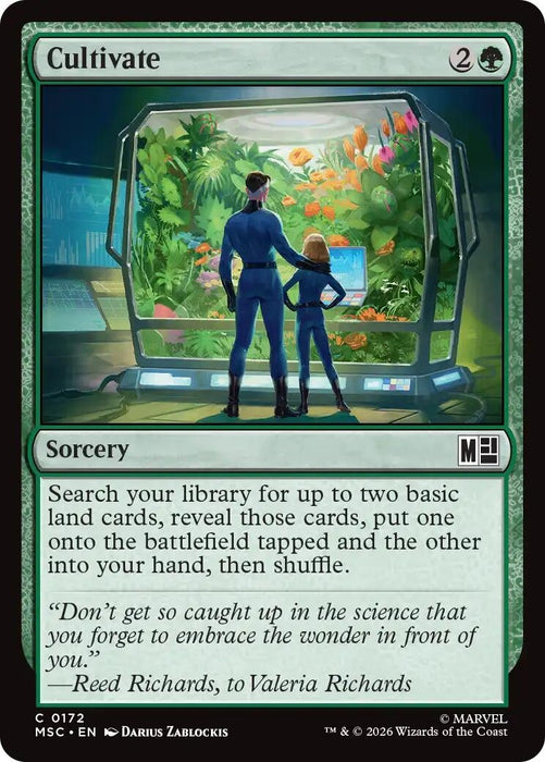 Image for Cultivate (Surge Foil) (172) [Commander: Marvel Super Heroes] - Magic: The Gathering