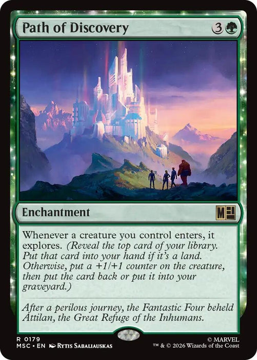 Image for Path of Discovery (Surge Foil) (179) [Commander: Marvel Super Heroes] - Magic: The Gathering