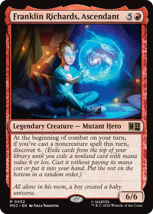 Image for Franklin Richards, Ascendant (52) [Commander: Marvel Super Heroes] - Magic: The Gathering