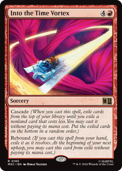 Image for Into the Time Vortex (Surge Foil) (165) [Commander: Marvel Super Heroes] - Magic: The Gathering