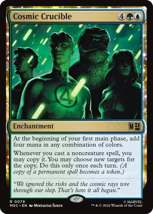 Image for Cosmic Crucible (Surge Foil) (79) [Commander: Marvel Super Heroes] - Magic: The Gathering