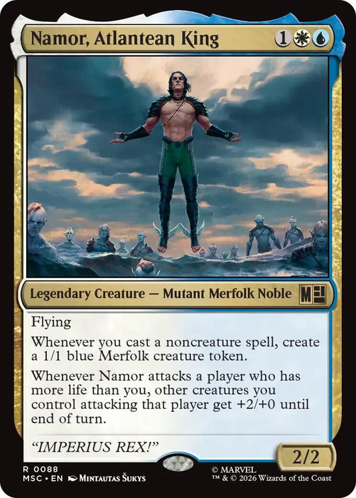 Image for Namor, Atlantean King (88) [Commander: Marvel Super Heroes] - Magic: The Gathering