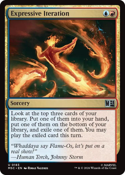 Image for Expressive Iteration (183) [Commander: Marvel Super Heroes] - Magic: The Gathering