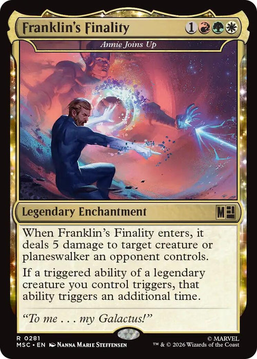 Image for Franklin's Finality - Annie Joins Up (281) [Commander: Marvel Super Heroes] - Magic: The Gathering