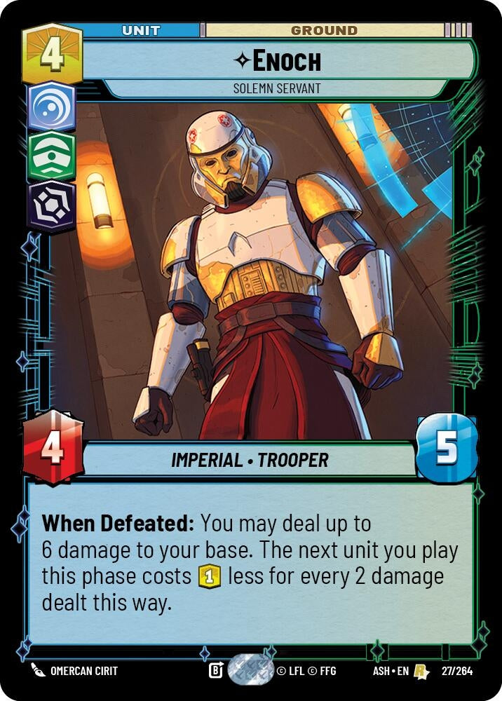 Image for Enoch - Solemn Servant (27/264) [Ashes of the Empire] {ASH} - Star Wars: Unlimited
