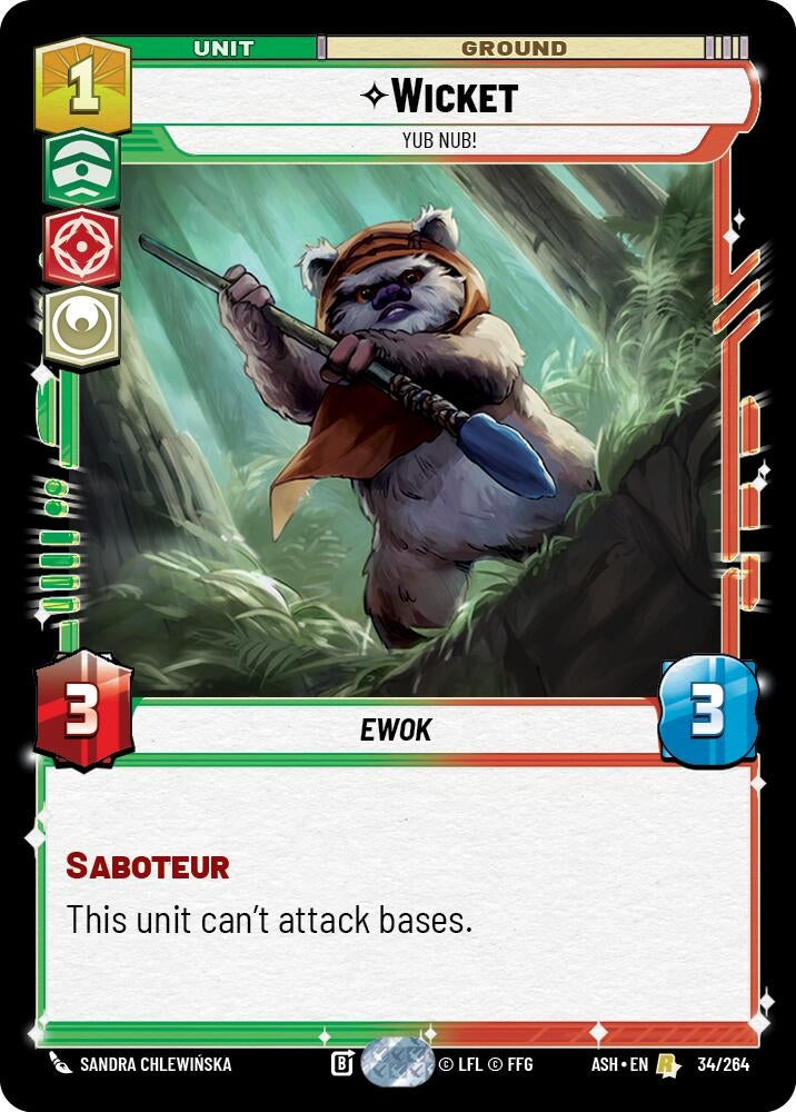 Image for Wicket - Yub Nub! (34/264) [Ashes of the Empire] {ASH} - Star Wars: Unlimited