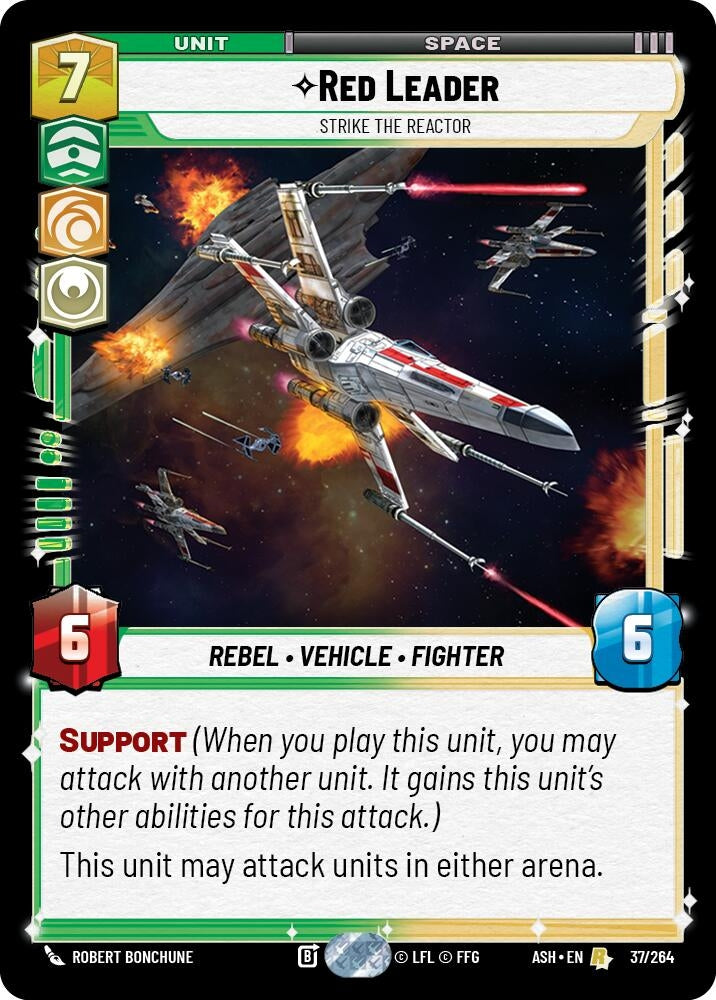 Image for Red Leader - Strike the Reactor (37/264) [Ashes of the Empire] {ASH} - Star Wars: Unlimited