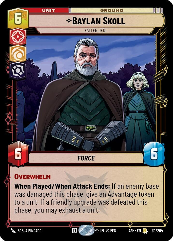 Image for Baylan Skoll - Fallen Jedi (39/264) [Ashes of the Empire] {ASH} - Star Wars: Unlimited