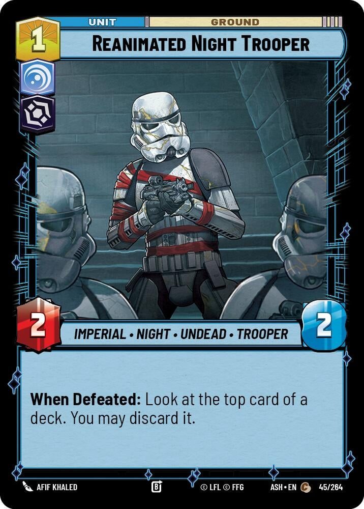 Image for Reanimated Night Trooper (45/264) [Ashes of the Empire] {ASH} - Star Wars: Unlimited