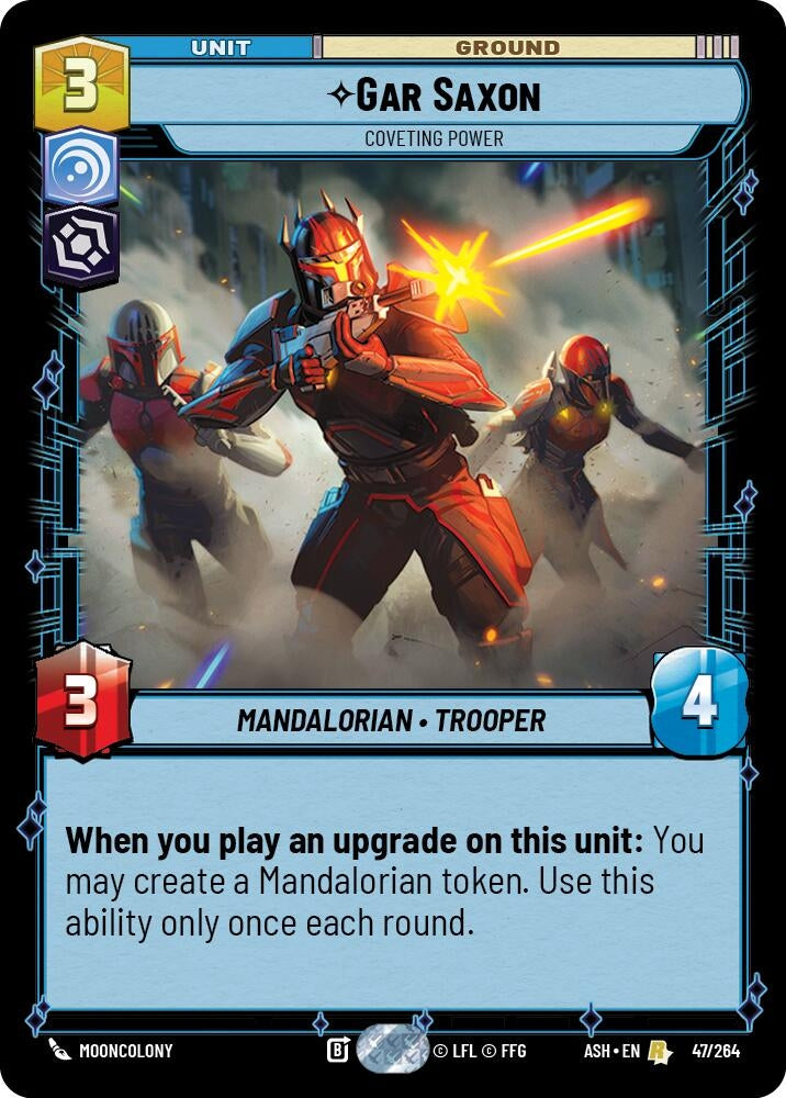 Image for Gar Saxon - Coveting Power (47/264) [Ashes of the Empire] {ASH} - Star Wars: Unlimited