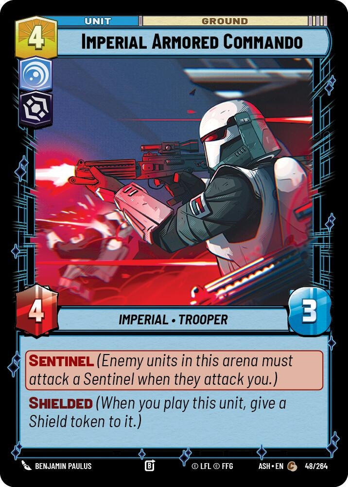 Image for Imperial Armored Commando (48/264) [Ashes of the Empire] {ASH} - Star Wars: Unlimited