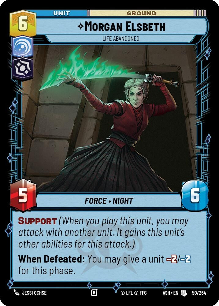 Image for Morgan Elsbeth - Life Abandoned (50/264) [Ashes of the Empire] {ASH} - Star Wars: Unlimited