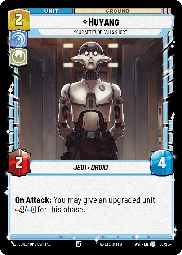 Image for Huyang - Your Aptitude Falls Short (56/264) [Ashes of the Empire] {ASH} - Star Wars: Unlimited