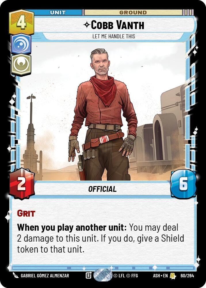Image for Cobb Vanth - Let Me Handle This (60/264) [Ashes of the Empire] {ASH} - Star Wars: Unlimited