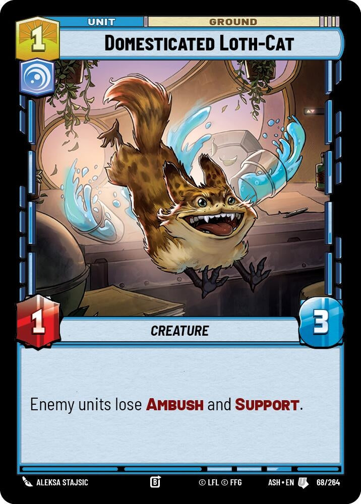 Image for Domesticated Loth-Cat (68/264) [Ashes of the Empire] {ASH} - Star Wars: Unlimited