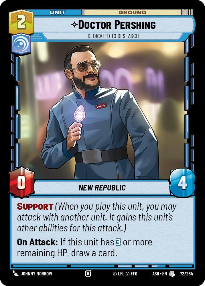 Image for Doctor Pershing - Dedicated to Research (72/264) [Ashes of the Empire] {ASH} - Star Wars: Unlimited