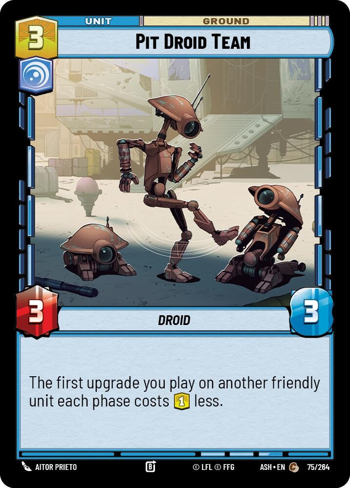 Image for Pit Droid Team (75/264) [Ashes of the Empire] {ASH} - Star Wars: Unlimited