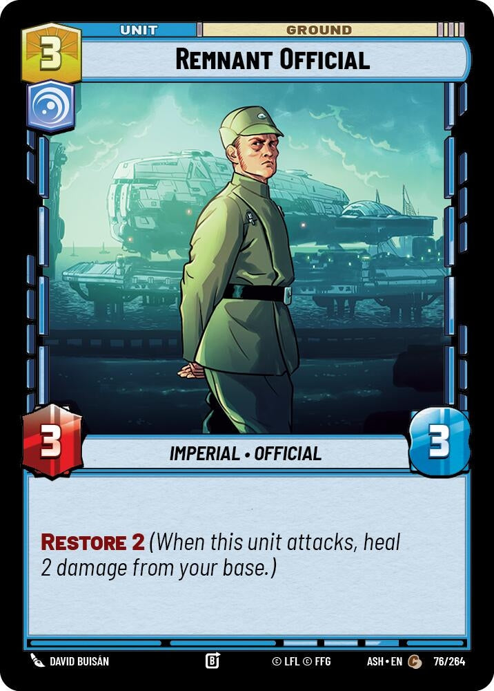 Image for Remnant Official (76/264) [Ashes of the Empire] {ASH} - Star Wars: Unlimited