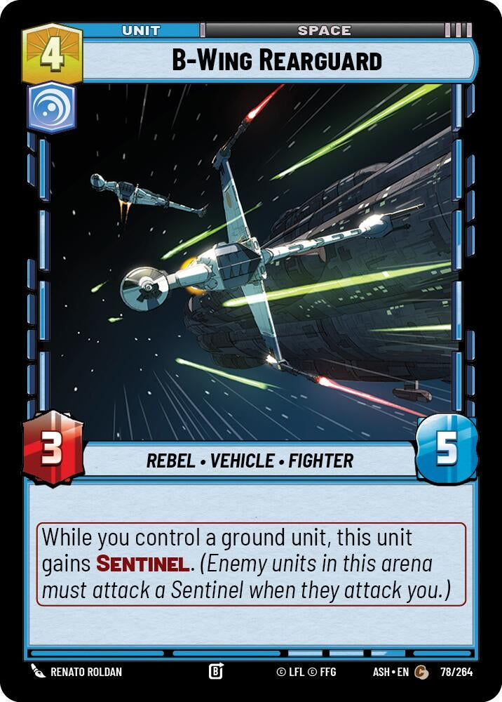 Image for B-Wing Rearguard (78/264) [Ashes of the Empire] {ASH} - Star Wars: Unlimited