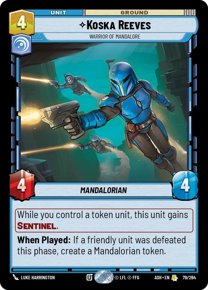 Image for Koska Reeves - Warrior of Mandalore (79/264) [Ashes of the Empire] {ASH} - Star Wars: Unlimited