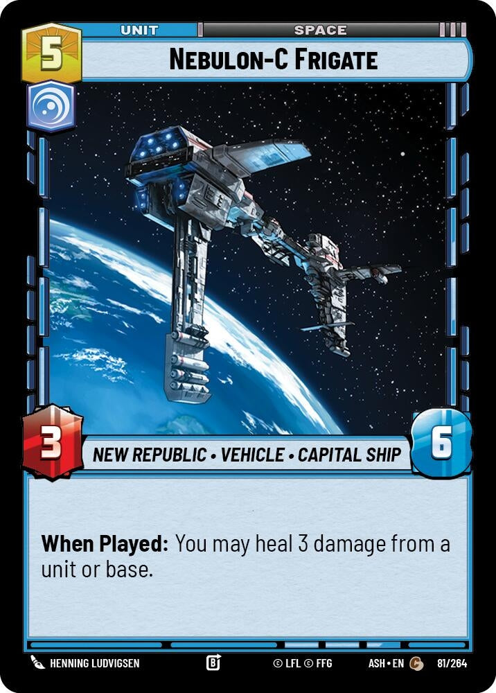 Image for Nebulon-C Frigate (81/264) [Ashes of the Empire] {ASH} - Star Wars: Unlimited