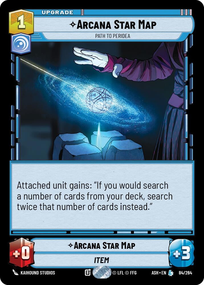 Image for Arcana Star Map - Path to Peridea (84/264) [Ashes of the Empire] {ASH} - Star Wars: Unlimited